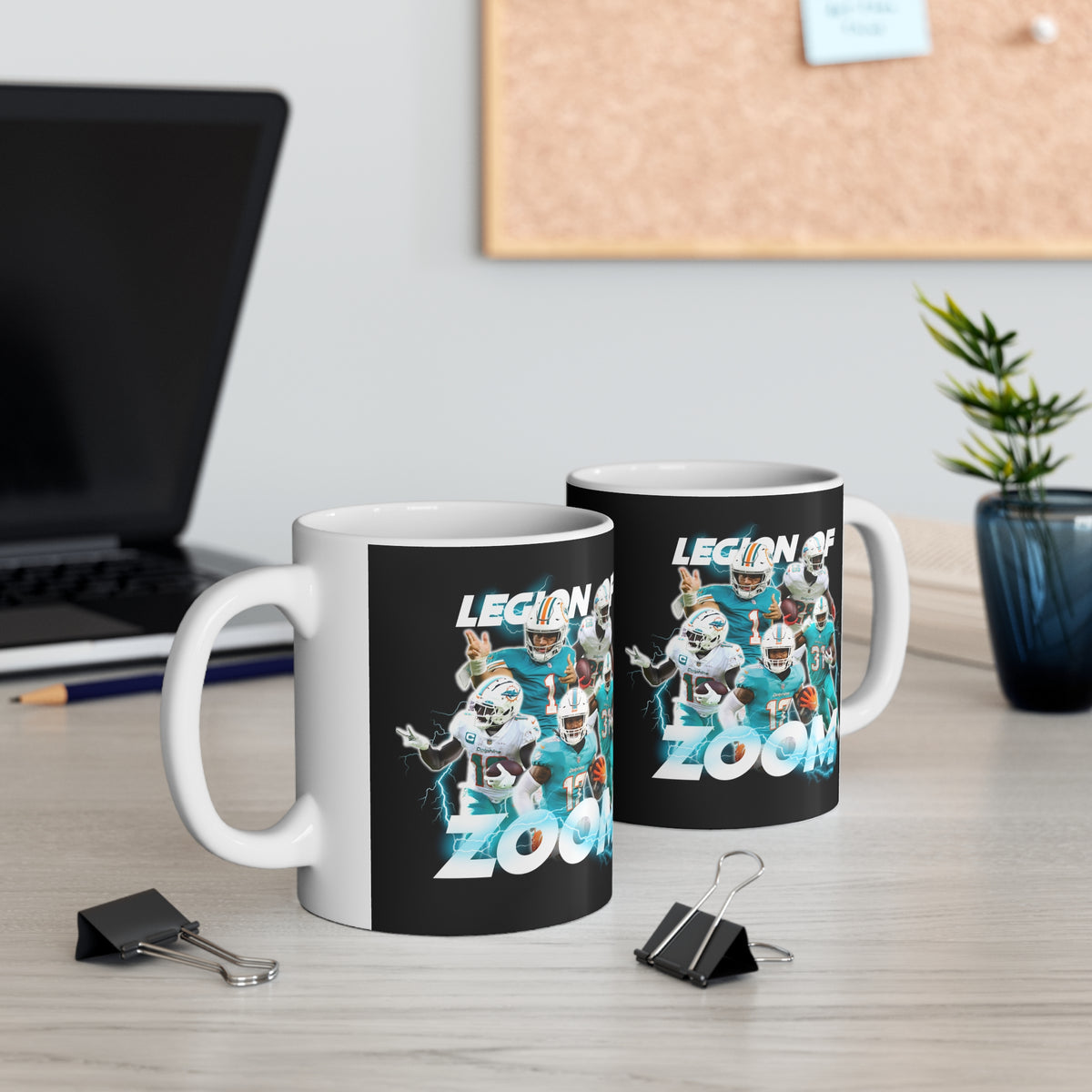 NFL Miami Dolphins Personalized Coffee Mug 11oz White