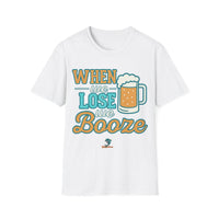 When We Lose We Booze - Dolphins Talk Shirt
