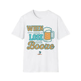 When We Lose We Booze - Dolphins Talk Shirt