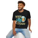 When We Lose We Booze - Dolphins Talk Shirt